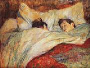 Henri De Toulouse-Lautrec The bed china oil painting artist